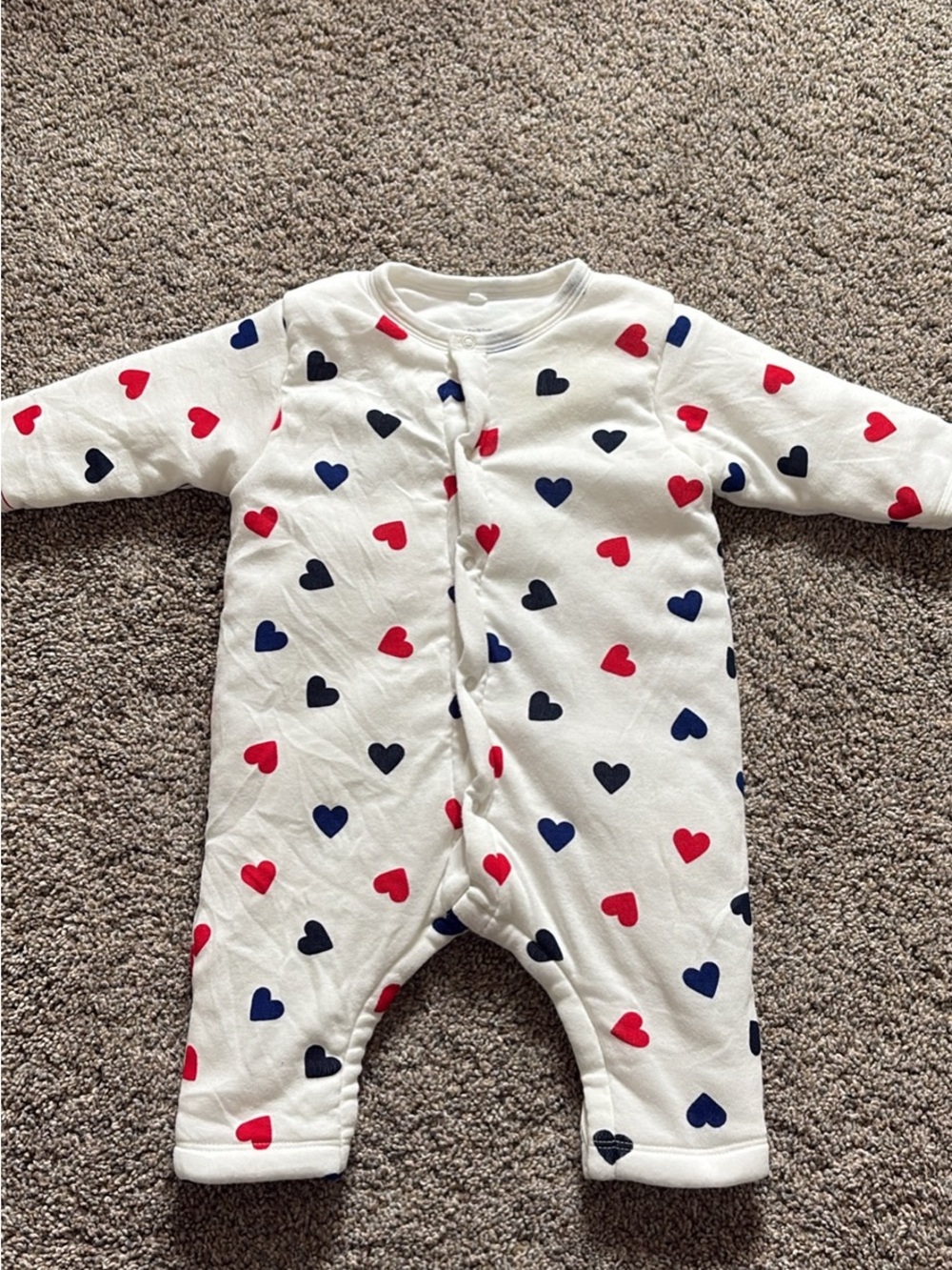 Petit Bateau Footless Sleep Suit 6 months